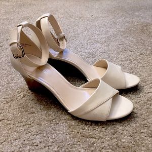 EUC off white/ivory wedges